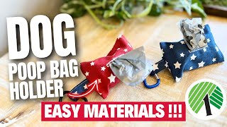 The Easiest Way to Make DIY Dog Poop Bag Holder