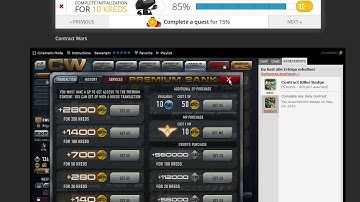 Contract Wars Career 184: Buying KREDS for GP for USD - Bug? Cannot increase Clan