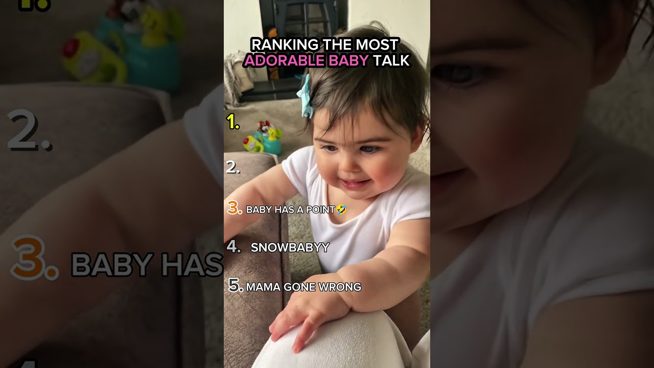 THE MOST ADORABLE BABY TALK #baby #cute #funny #adorable #ranking