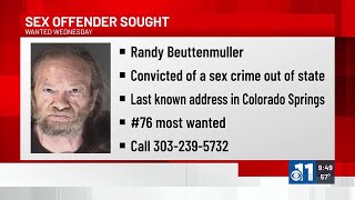 WANTED: Sex offender's last known address in Colorado Springs, on the run for years