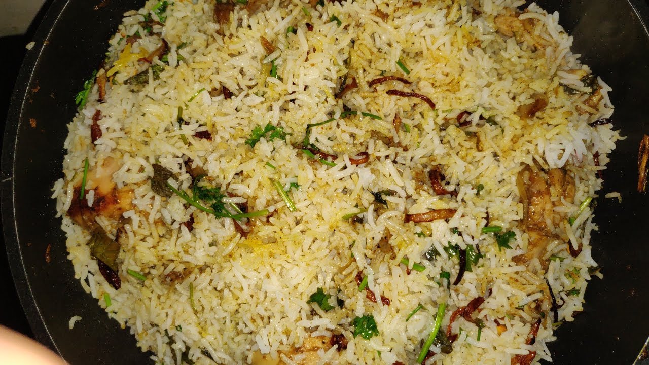 Pepper Chicken Biryani Recipe YouTube