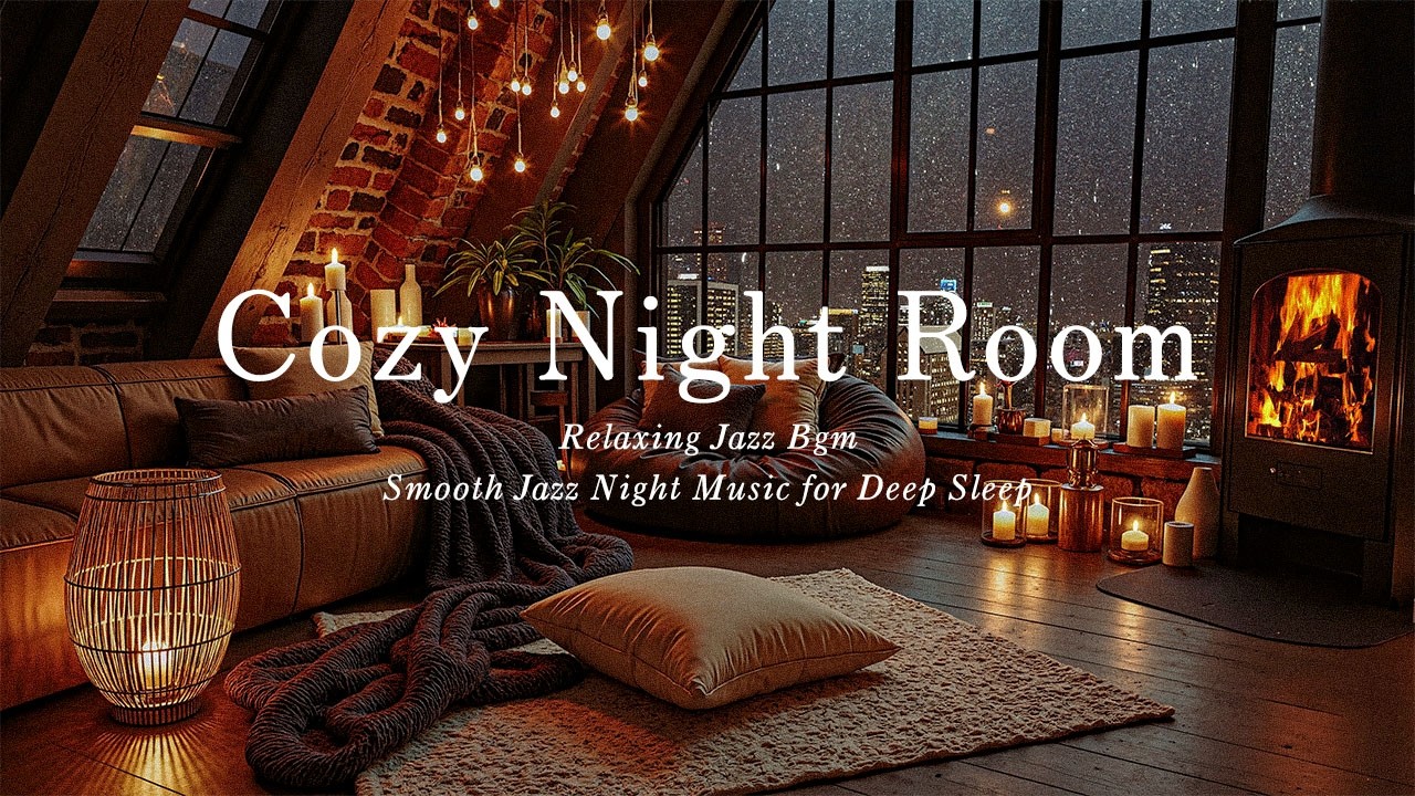 The peace in the quiet room - Smooth Jazz Night Instrumenta Music