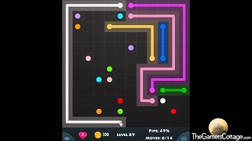 Flow Game Level - 959 [12x12] Jumbo Pack Connect the Dots