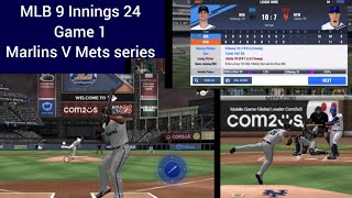 Exciting game 1 series against the Mets. Highlights. MLB 9 Innings 24.