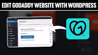 how to edit godaddy website with wordpress 2024! (full tutorial)