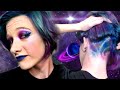 GALAXY THEMED HAIR | Dark Blue to Pink Ombré