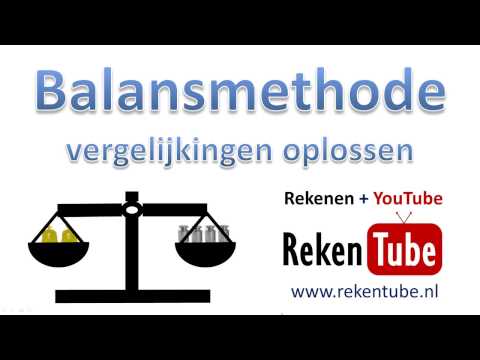 Vergelijkingen oplossen met