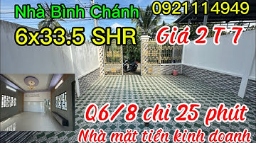 Nhà Bình Chánh gần chợ khu công nghiệp Cầu Tràm 1km đường Đinh Đức Thiện Nói Dài chợ Long Thượng 2km