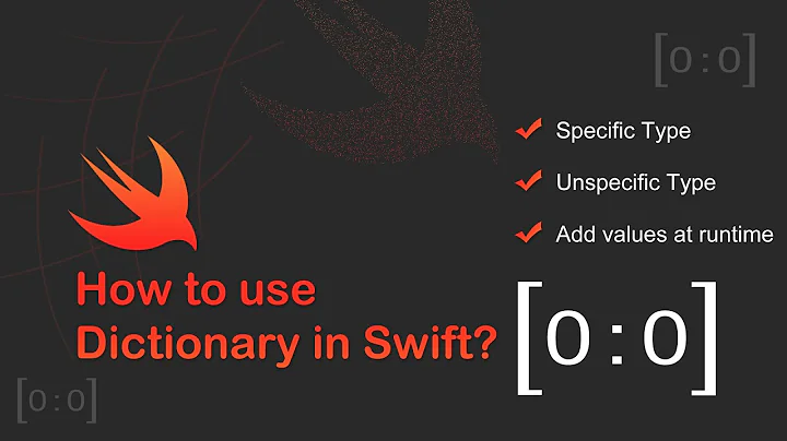 How to use Dictionary in Swift?