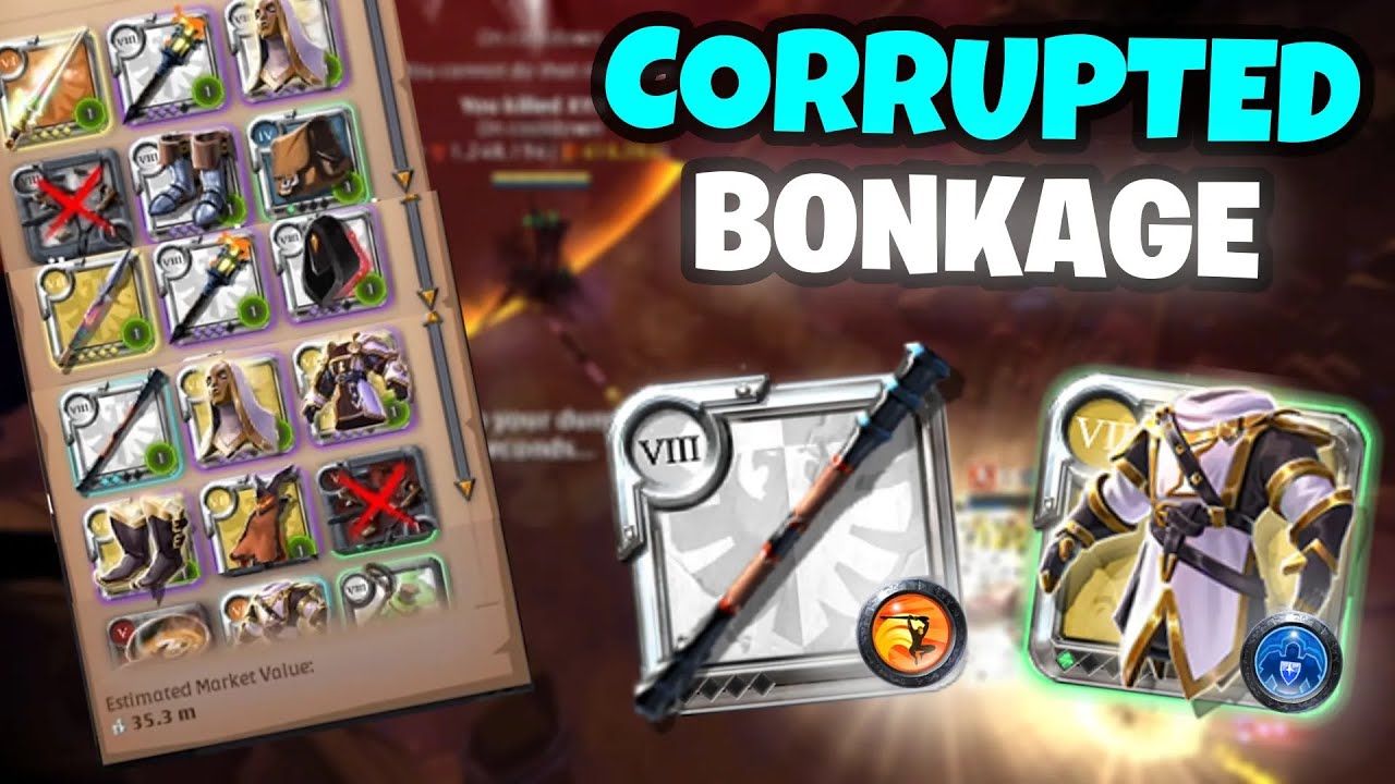 Unstoppable kong-fu bonking Quarterstaff Corrupted Dungeon ALBION ONLINE