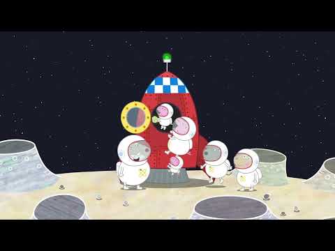 Peppa Pig Flys To Space And Lands On The Moon 🐷🌚 Peppa Pig Full Episodes | Family Kids Cartoons