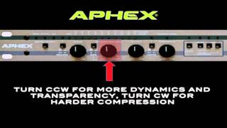 Aphex 320D Compellor Stereo Audio Level Controller - YouTube