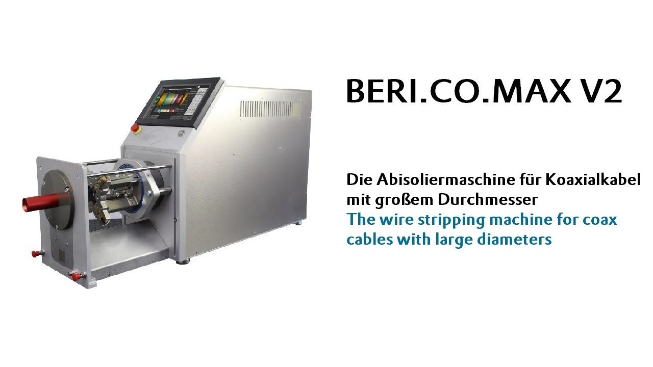 BERI.CO.MAX V2 Coax cable wire stripping machine / Koaxialkabel