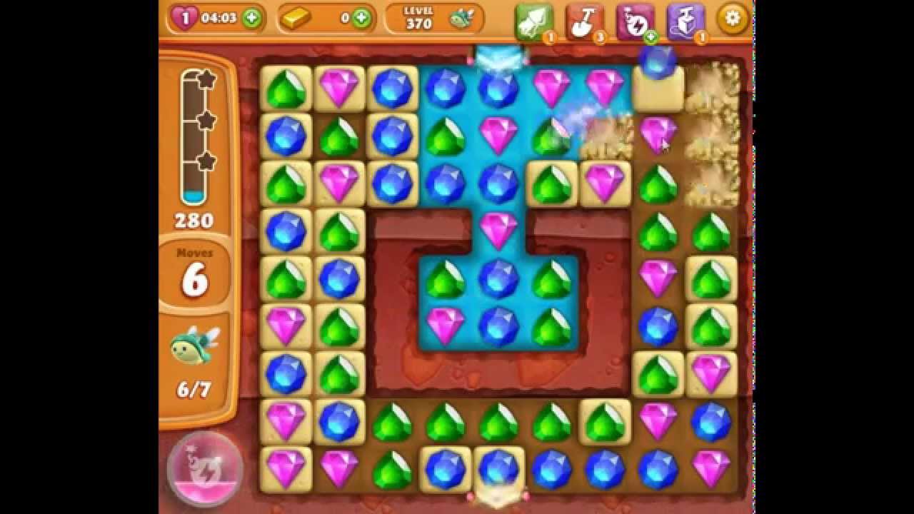 Diamond Digger Saga level 370 no boosters 😈