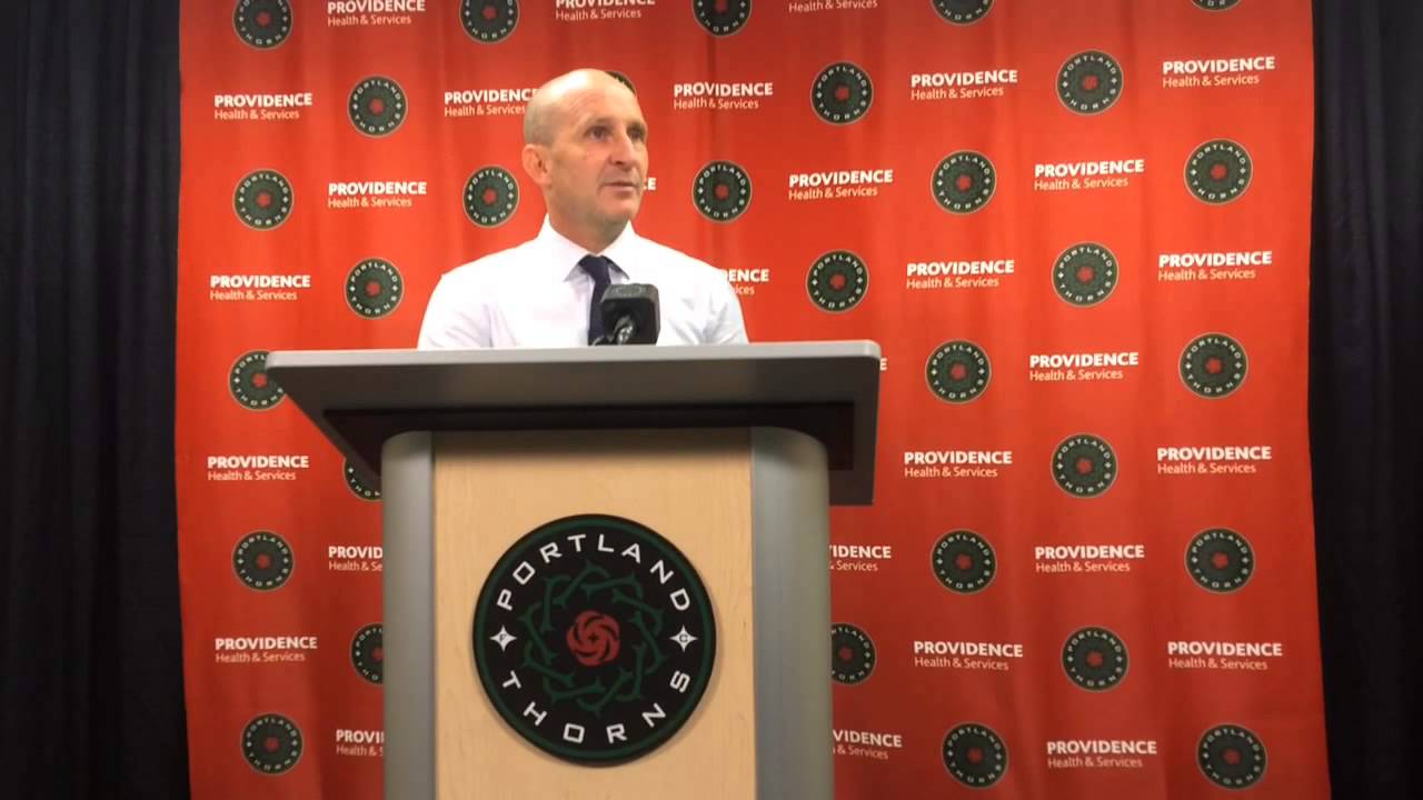 Portland Thorns head coach Paul Riley - YouTube