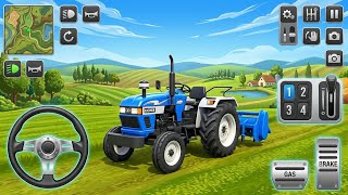 🚜 Mahindra Tractor Driving | Indian Tractor Simulator 3D Game | Android Gameplay #18 screenshot 4