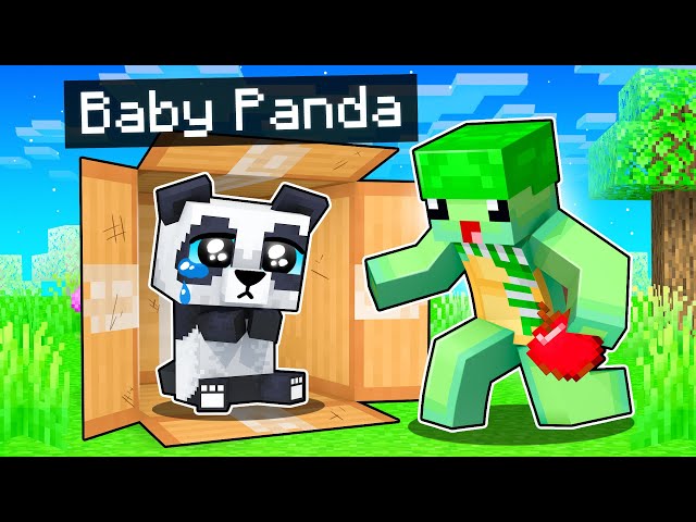 HELPING A Lost Baby Panda in Minecraft! class=