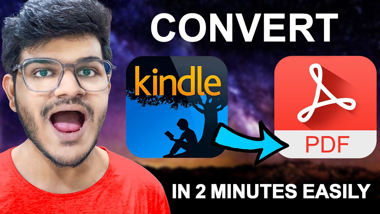 Convert Kindle To PDF In Just 2 Mins Easily