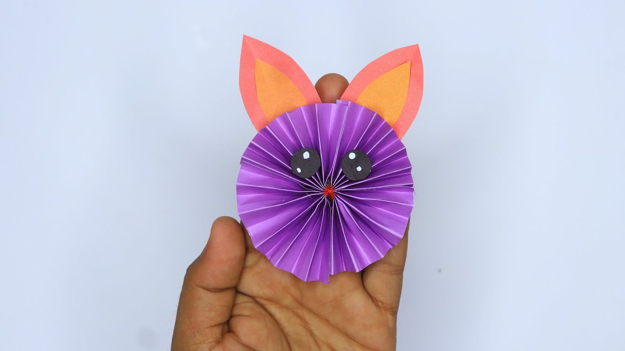 Простые идеи для поделок из бумажного веера || Идея для украшения дня рождения