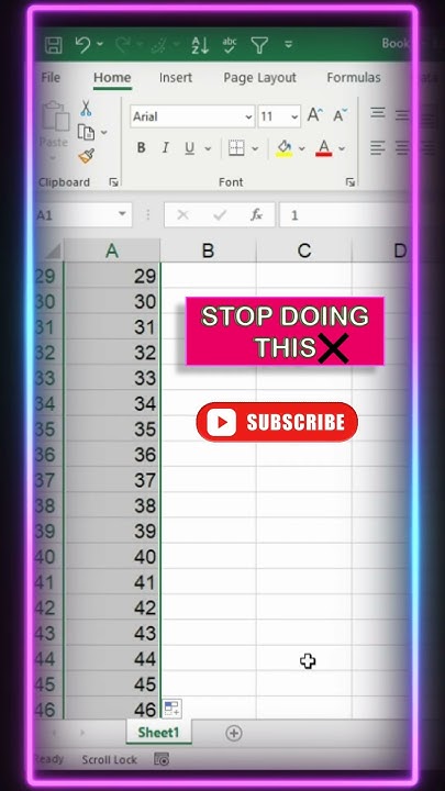 How to Auto-Generate Serial Numbers in Excel | Automatic Serial ...