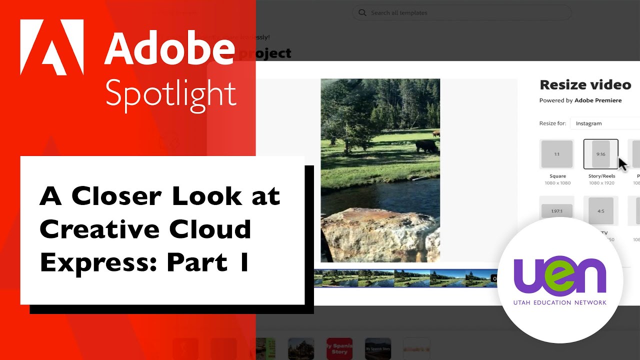 A Closer Look at Creative Cloud Express: Part 1 - UEN Adobe Spotlight ...