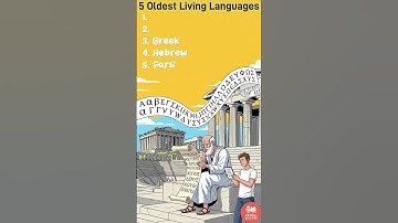 Top 5 Oldest Living Languages in the World! 🌍📜 #Shorts