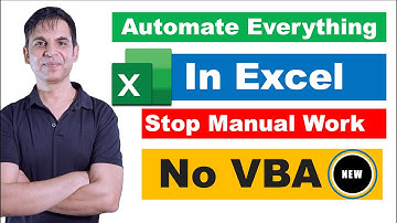 Stop Doing Manual Work! Automate Everything in Excel No VBA