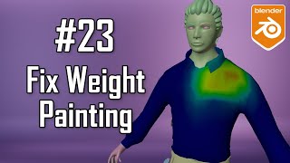 Fixing the Weight Painting | Character Creation Course | Part 23