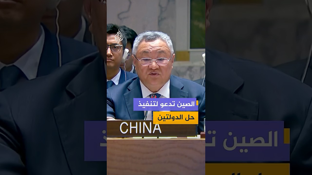 الصين تدعو لتنفيذ حل الدولتين