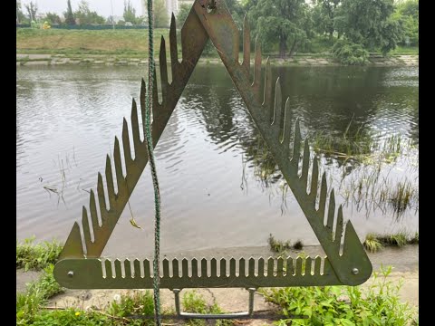 Рыболовная коса против подводных зарослей