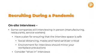 Recruiting During a Pandemic
