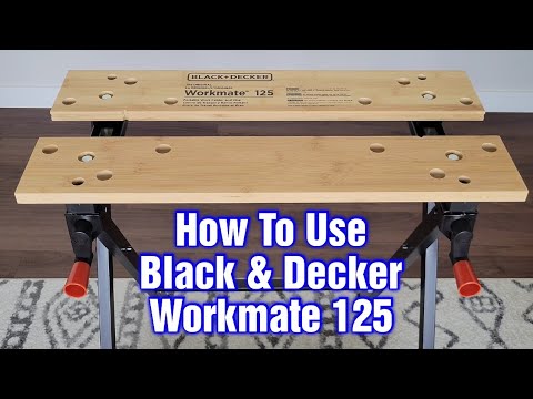 How To Put Together A Black+Decker WorkMate 125 Portable Workbench 