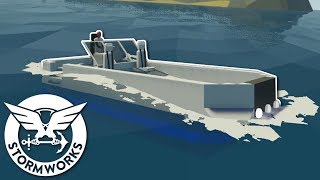 BUILDING A BOAT & RESCUING PEOPLE! - Stormworks Gameplay - Stormworks: Build and Rescue