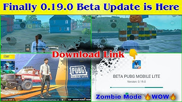 [Download link]Pubg Mobile Lite 0.19.0 Beta Update is here|Pubg Mobile lite new update all features