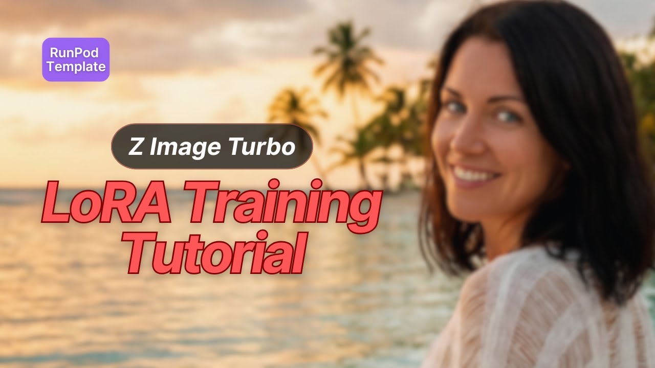Train an AI Influencer LoRA with Z Image Turbo on RunPod - YouTube