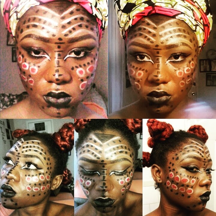 How to get an african tribal halloween makeup inspired look  youtube How to get an african tribal halloween makeup inspired look  youtube