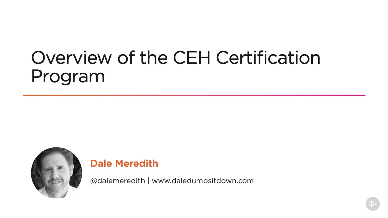 #02 Overview of the CEH Certification Program | #ethicalhackingcourse #worldtopinstructor - YouTube