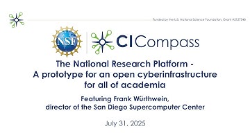 Webinar: The National Research Platform - A prototype for an open CI for all of academia