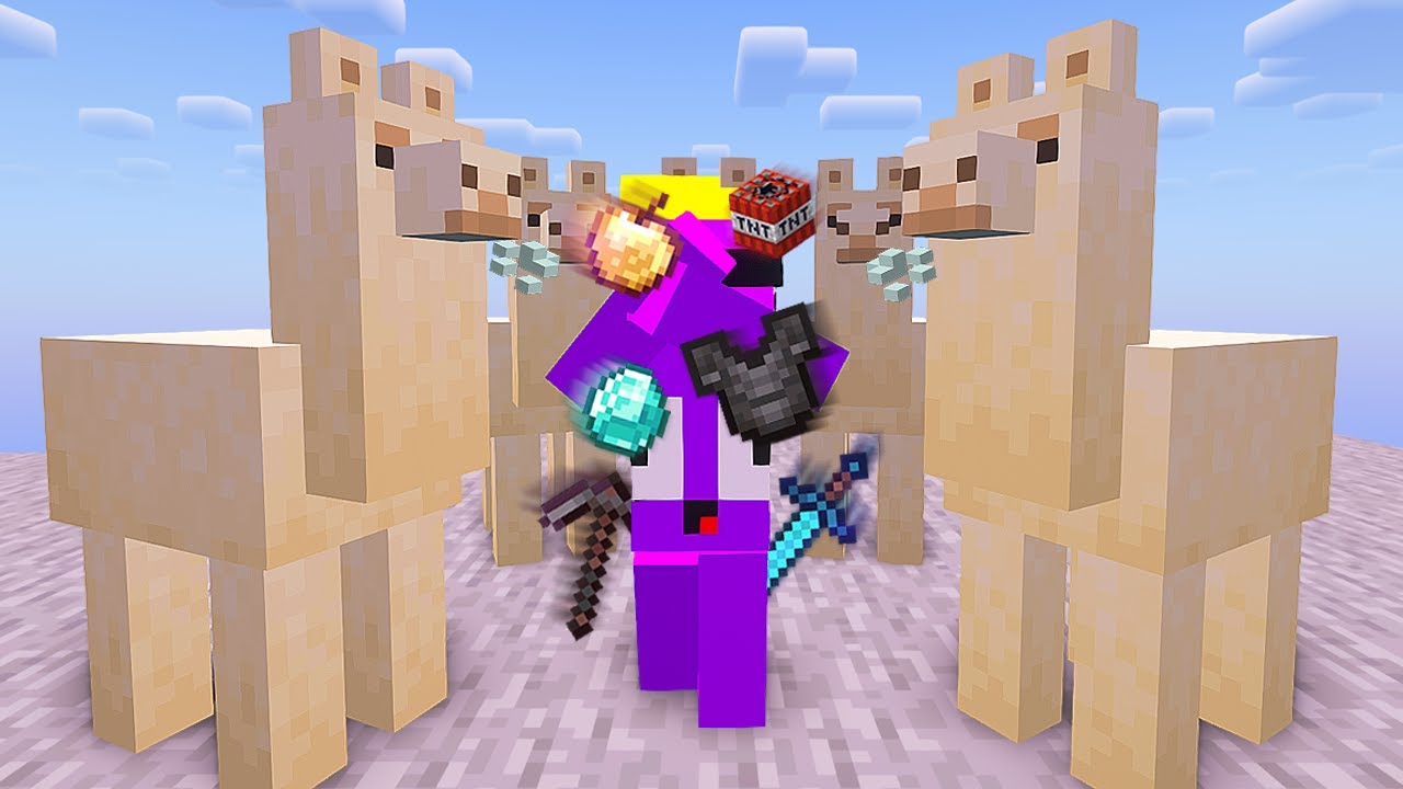 MINECRAFT mas as LHAMAS COSPEM ITENS OPS!!