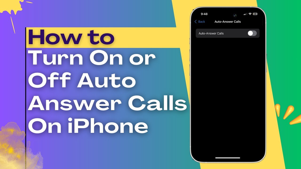 How to Enable or Disable Auto-Answer Calls on iPhone - YouTube