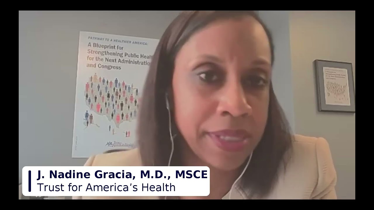 Доктор Дж. Надин Грасия, президент и генеральный директор TFAH, обсуждает текущее состояние ожире...