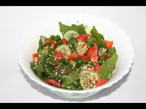 Crunchy Grape Leaves Salad | WHATSINKITCHEN