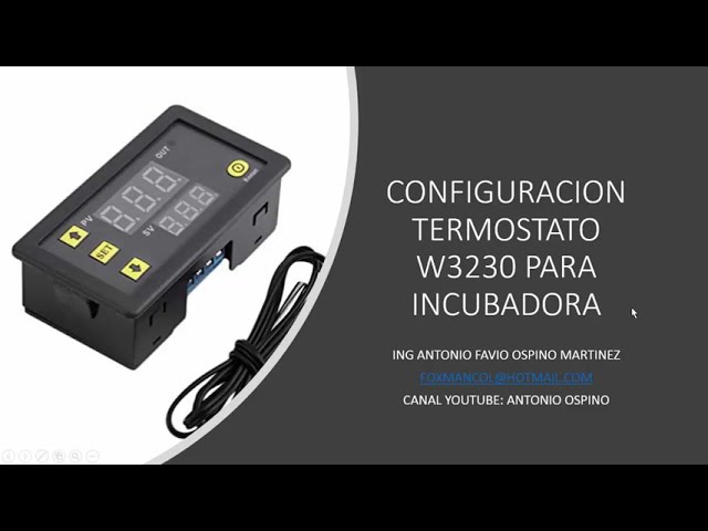 Electrónica Mendoza. Termostato Digital Programable W3230