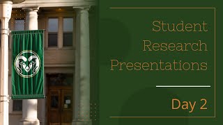 Systems Engineering Friday Talks | Student Research Presentations Day 2