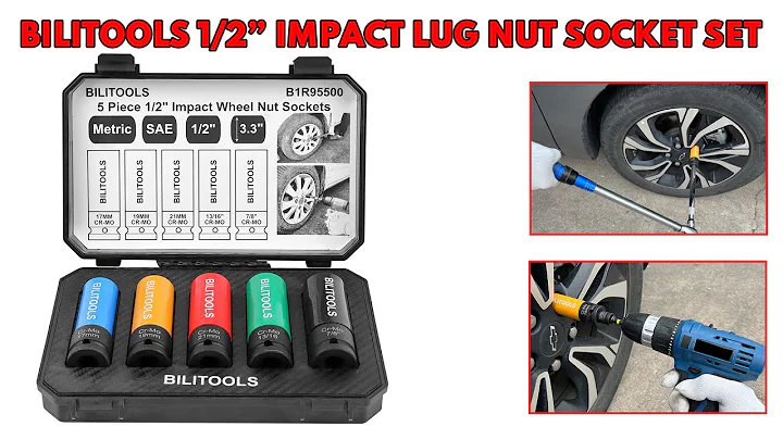1/2 inch Drive Impact Lug Nut Socket Set Metric & SAE