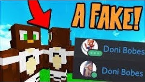 CONFRONTING A FAKE DONI BOBES ON SKYPE! (Minecraft Trolling)