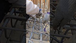 Ties grip rebar #shorts #construction #structure #engineering
