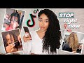 REACTING TO TIKTOK CURLY HAIR CUTS *I never want to see this ever again ✂️ *