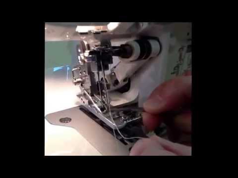 Threading for Coverhem Stitch