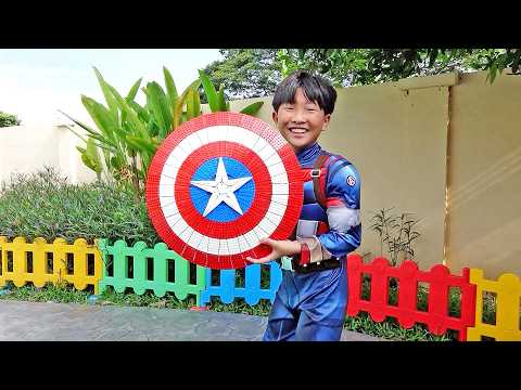 Color Block Shield Lego Toy Assembly for Kids